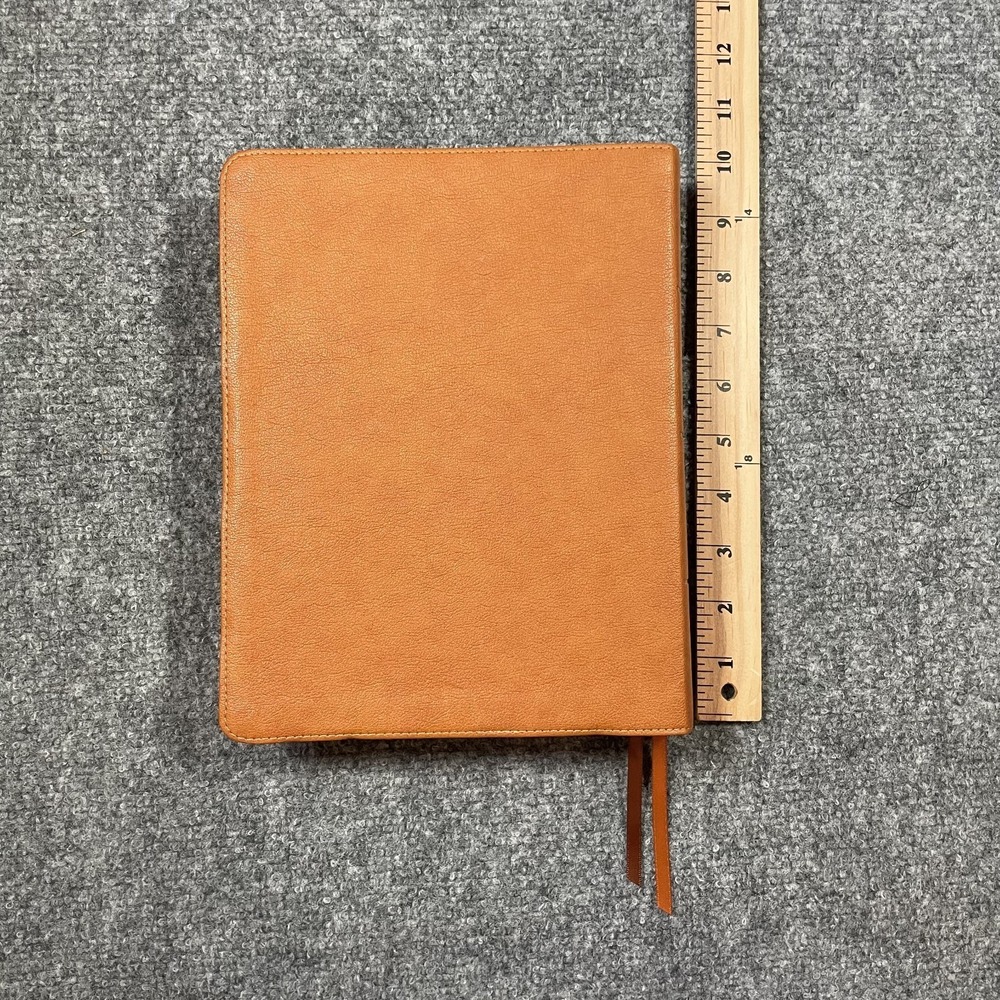Holy Bible Holman Christian Standard Notetaking Chestnut Brown Bonded Leather - Picture 3 of 11